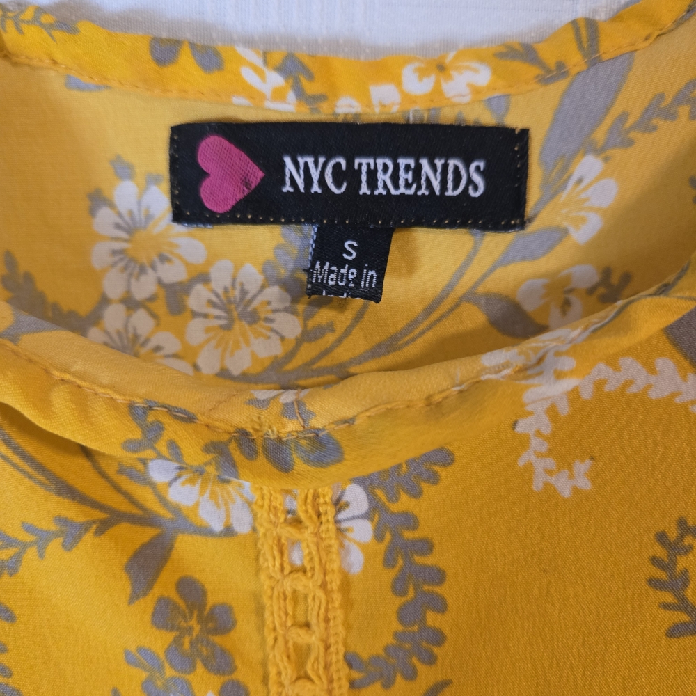 Floral Yellow Maxi Dress - Picture 3 of 3